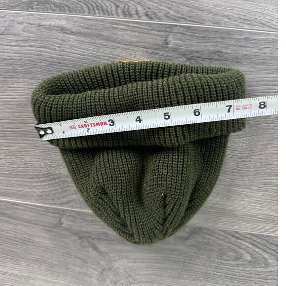 Dinosaur Patch Kids Green Winter Beanie Hat - Picture 4 of 6